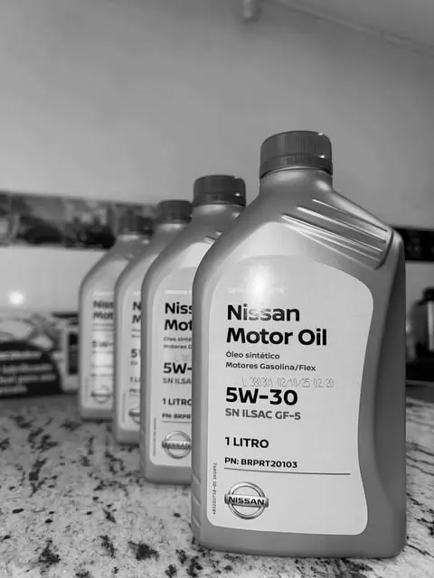 Frascos de óleo original Nissan 5W-30