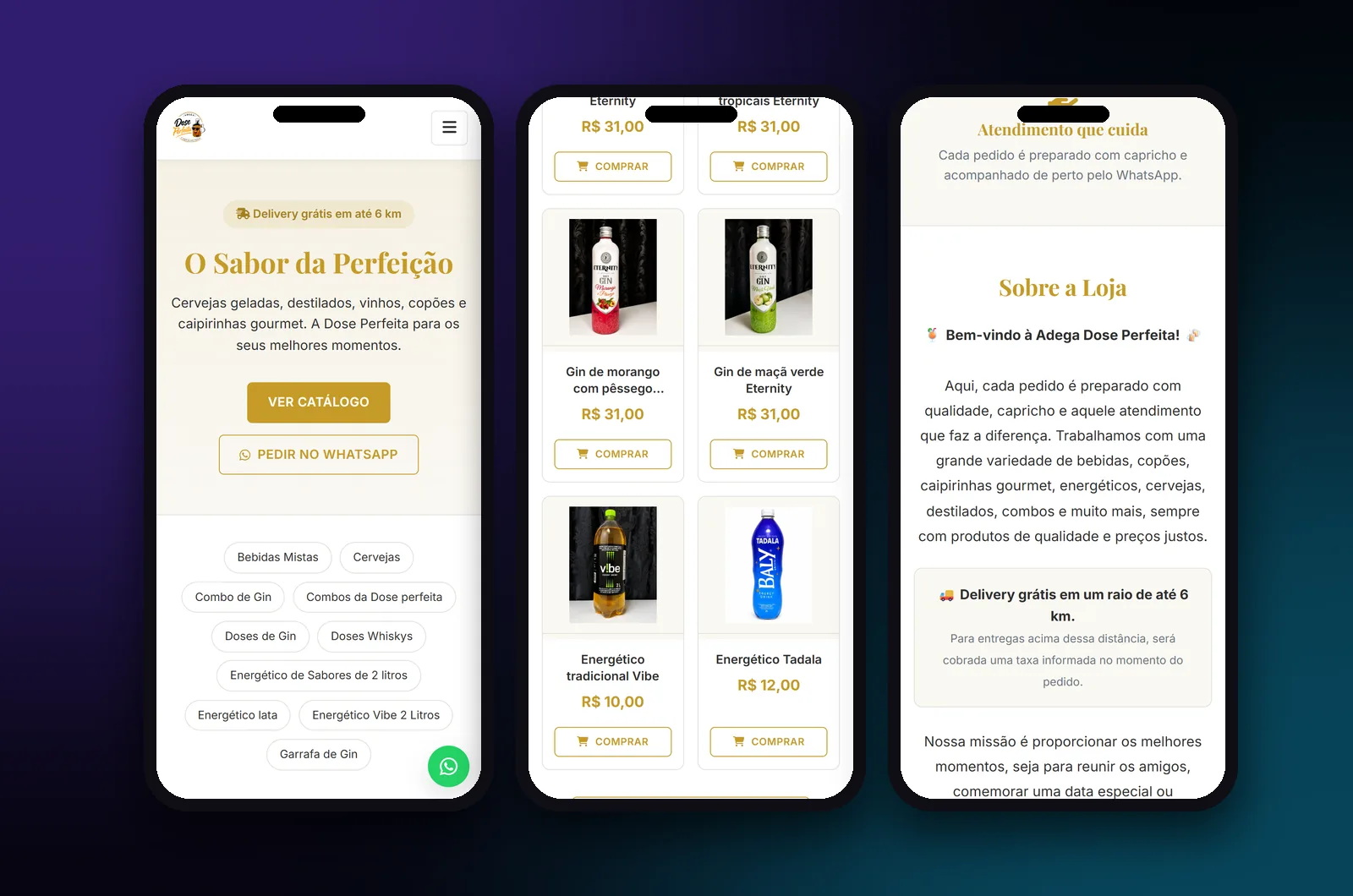 Dose Perfeita Billy: versão para celular