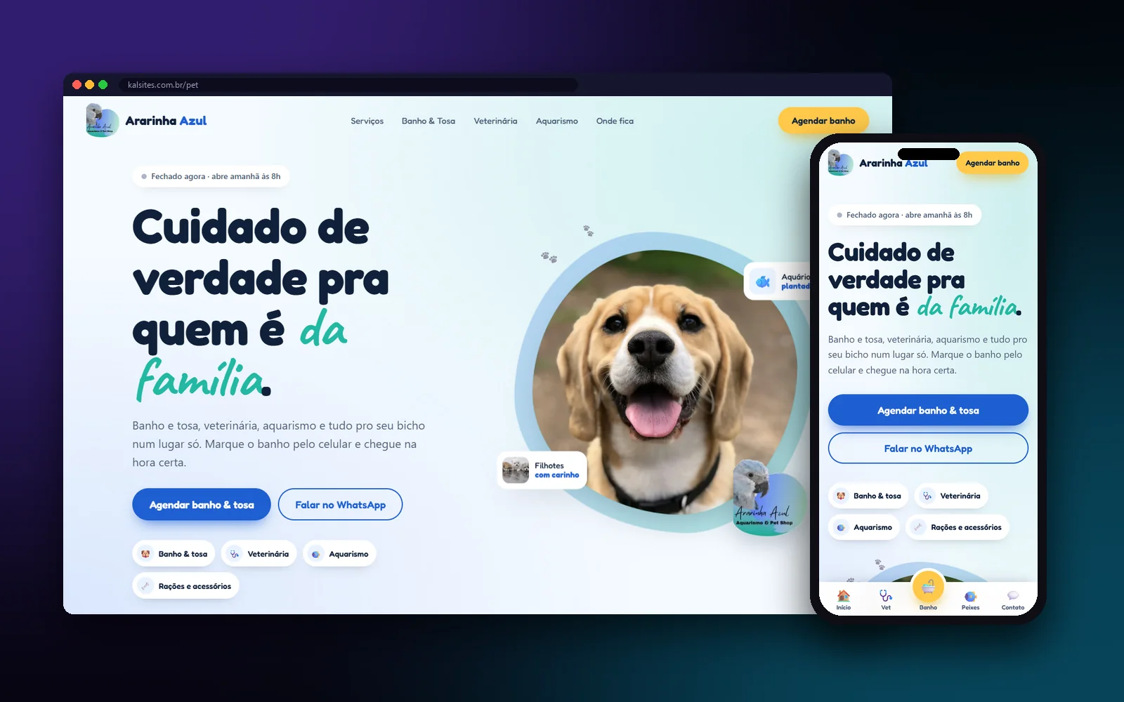 Ararinha Azul Pet Shop